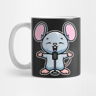 Mouse Sing Karaoke Kids Kawaii Neko Anime graphic Mug